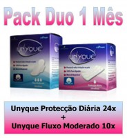 UNYQUE - PACK DUO 1 MES para FLUXO MODERADO